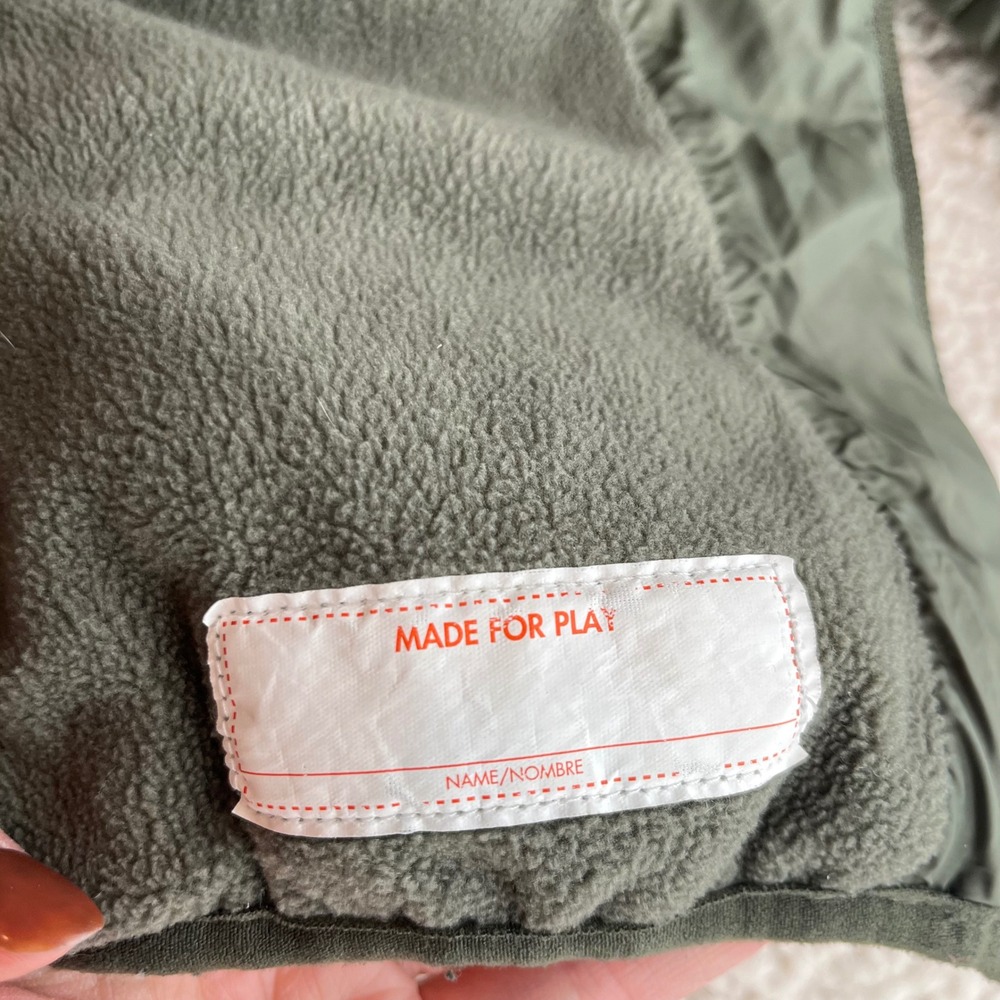 Cat & Jack‎ Kids Quilted Hooded Jacket Green Puffer Winter Warm Size XL - Picture 9 of 10